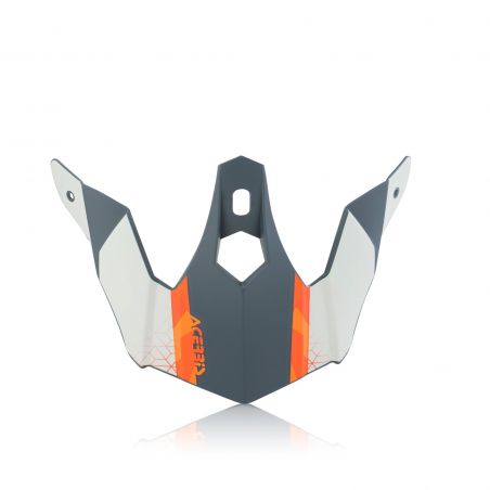 0023308.207 VISIERA STEEL JUNIOR / ECLIPSE 207 - Arancio/Grigio Acerbis