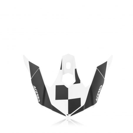 0023308.237 VISIERA STEEL JUNIOR / ECLIPSE 237 - Bianco/Nero Acerbis