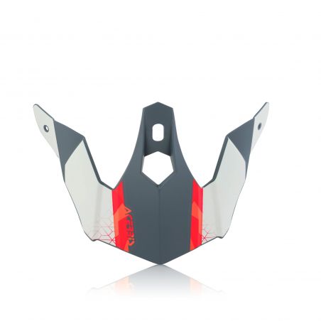 0023308.347 VISIERA STEEL JUNIOR / ECLIPSE 347 - Rosso/Grigio Acerbis