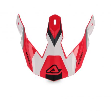 0024506.343 VISIERA CASCO LINEAR 343 - Rosso/Bianco Acerbis