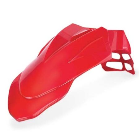 0008033.110.990 PARAFANGO ANTERIORE FRONT FENDER 110.990 - Rosso 990 Acerbis