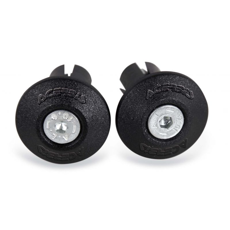 0012989.090 HANDLEBAR END CAPS 090 - Nero Acerbis