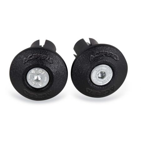 0012989.090 HANDLEBAR END CAPS 090 - Nero Acerbis