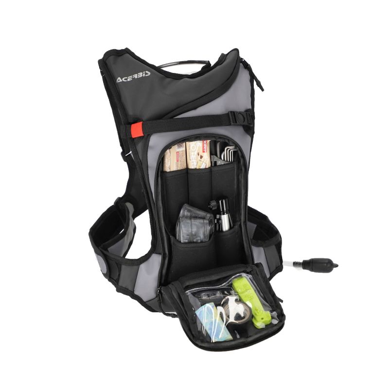 ZAINO SENTER 7L 319 - Nero/Grigio