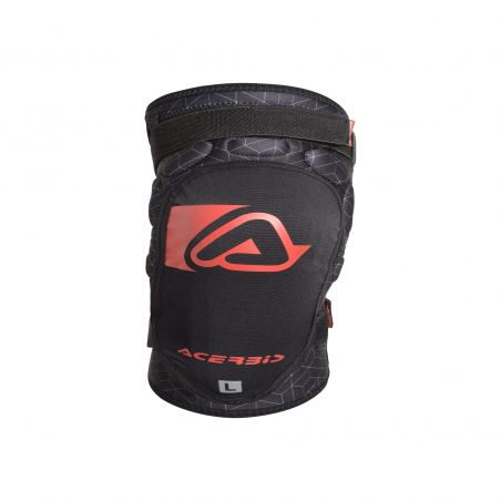 0023455.323 GINOCCHIERE SOFT KID 323 - Nero/Rosso Acerbis