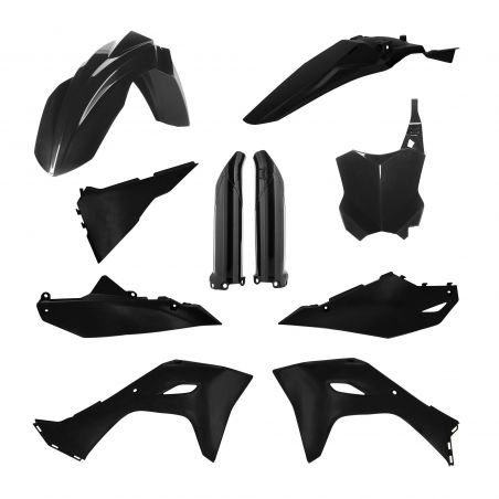 0026078.090 FULL PLASTIC KIT PER KAWASAKI 090 - Nero KAWASAKI KX 450 X 2024 Acerbis