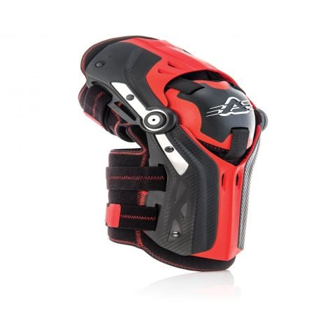0022114.323 GINOCCHIERA GORILLA 323 - Nero/Rosso Acerbis