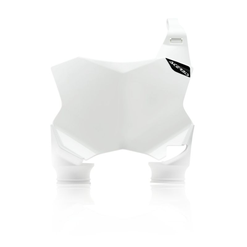 0022312.030 TABELLA PORTANUMERO RAPTOR PER KAWASAKI 030 - Bianco KAWASAKI KX 250 X 2021-2024 Acerbis