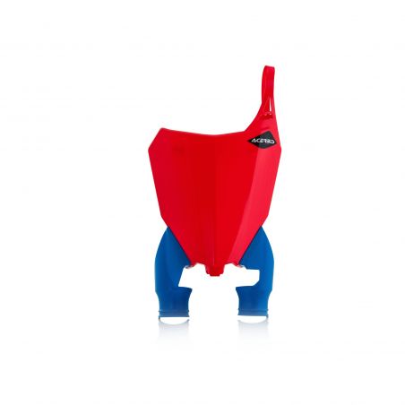 0022391.344 TABELLA PORTANUMERO RAPTOR PER HONDA 344 - Rosso/Blu HONDA CRF 450 RX 2017-2020 Acerbis