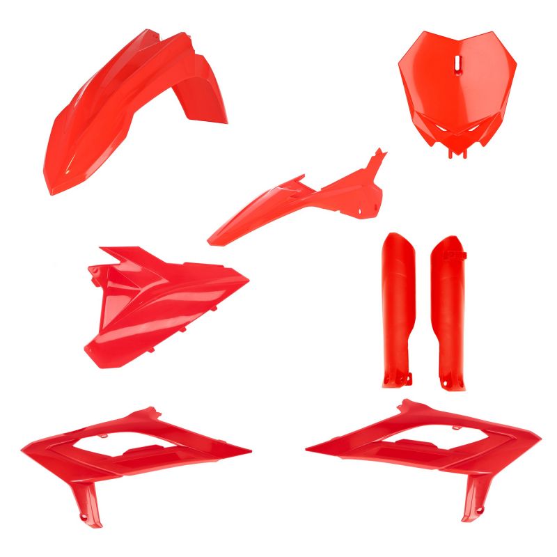 0025496.110 FULL PLASTIC KIT PER BETA 110 - Rosso BETA RX 300 2023-2024 Acerbis