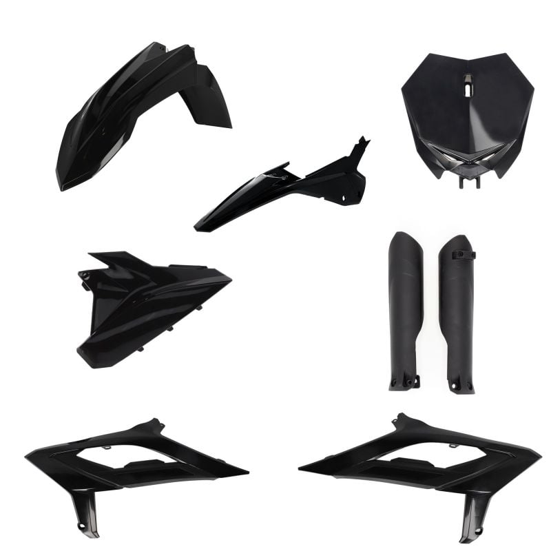 0025496.090 FULL PLASTIC KIT PER BETA 090 - Nero BETA RX 450 2023 Acerbis