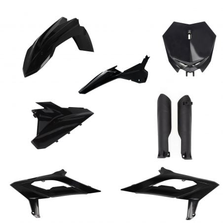 0025496.090 FULL PLASTIC KIT PER BETA 090 - Nero BETA RX 450 2023 Acerbis