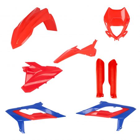 0025461.253 FULL PLASTIC KIT PER BETA 253 - Blu/Rosso BETA RR 250 2T RACING 2023-2024 Acerbis