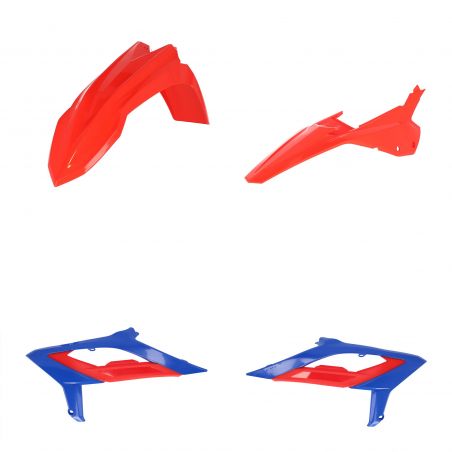 0025460.253 PLASTIC KIT 253 - Blu/Rosso BETA RR 430 4T 2023-2024 Acerbis