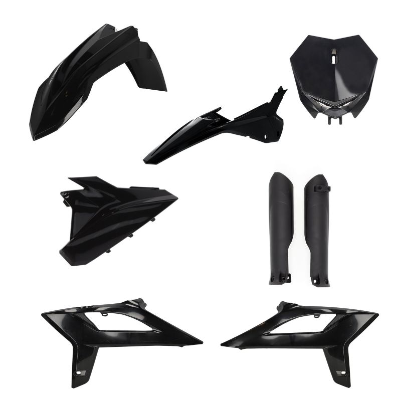 0024939.090 FULL PLASTIC KIT PER BETA 090 - Nero BETA RX 450 2022 Acerbis