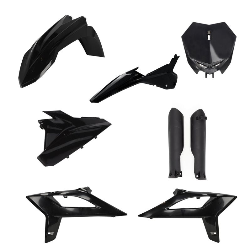 0024939.090 FULL PLASTIC KIT PER BETA 090 - Nero BETA RX 450 2022 Acerbis
