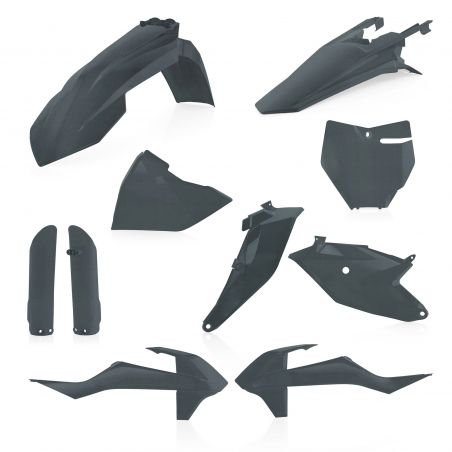 0022933.072 FULL PLASTIC KIT PER KTM 072 - grigio metallico GAS GAS MC 85 2021-2024 Acerbis