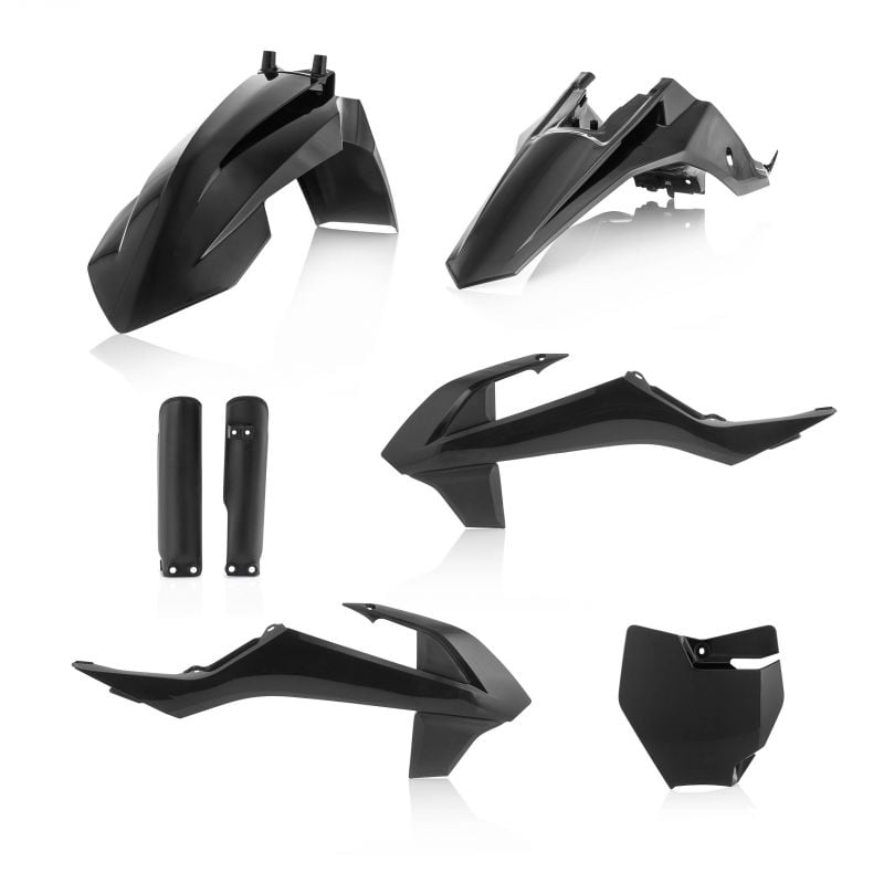 0023593.090 FULL PLASTIC KIT PER KTM 090 - Nero KTM SX 65 2019-2023 Acerbis
