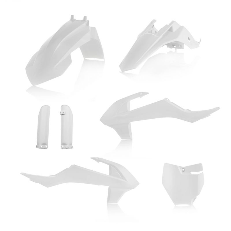 0023593.030 FULL PLASTIC KIT PER KTM 030 - Bianco KTM SX 65 2019-2023 Acerbis
