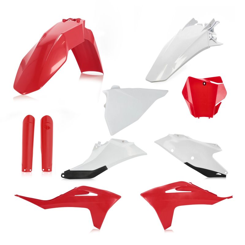0024631.343 FULL PLASTIC KIT PER GAS GAS 343 - Rosso/Bianco GAS GAS MC 250 2022-2023 Acerbis