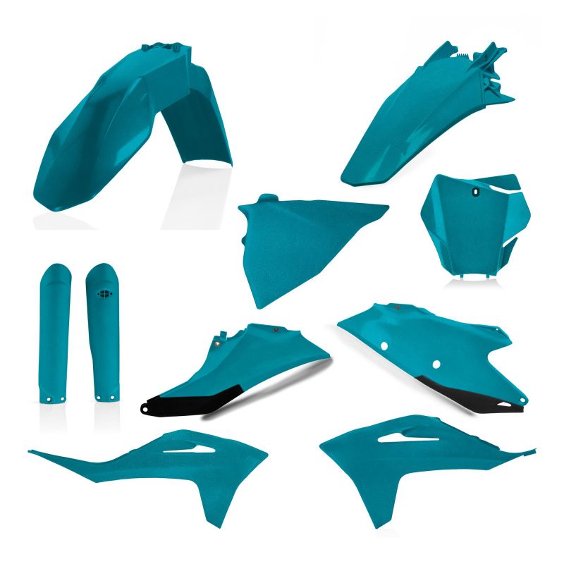 0024631.132 FULL PLASTIC KIT PER GAS GAS 132 - verde 3 GAS GAS MC 125 2021-2023 Acerbis
