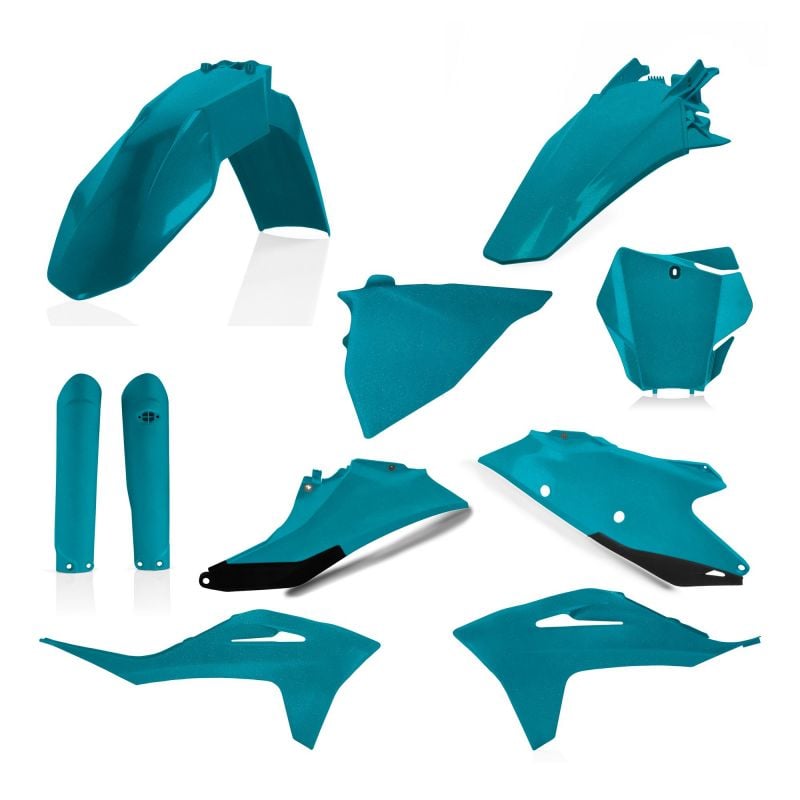 0024631.132 FULL PLASTIC KIT PER GAS GAS 132 - verde 3 GAS GAS MC 450 F 2021-2023 Acerbis
