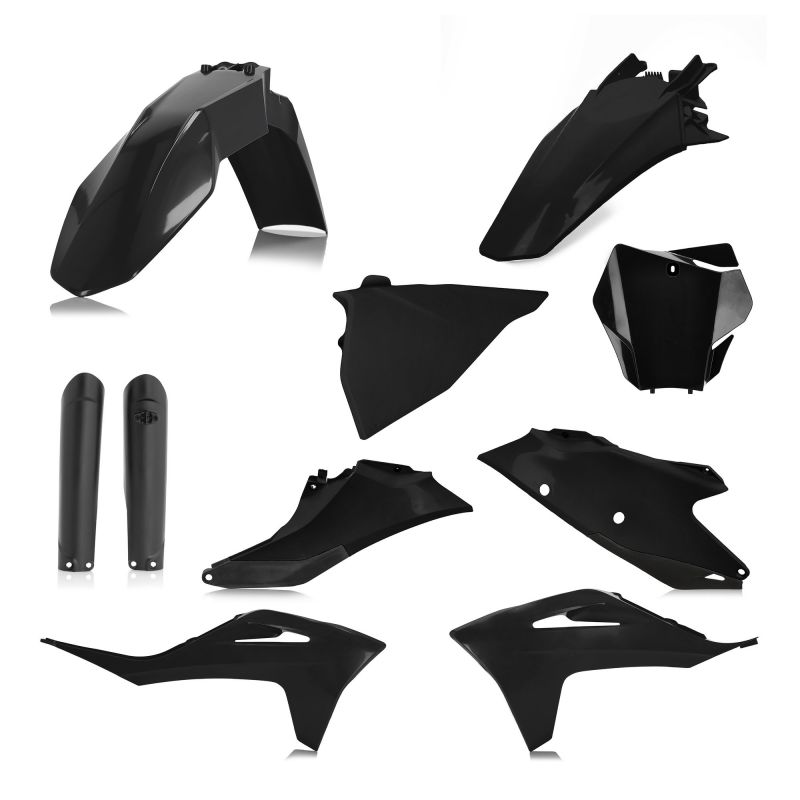 0024631.090 FULL PLASTIC KIT PER GAS GAS 090 - Nero GAS GAS MC 450 F 2021-2023 Acerbis