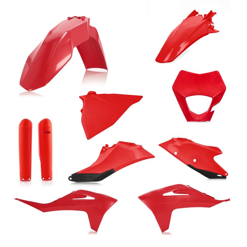 0024633.110 FULL PLASTIC KIT PER GAS GAS 110 - Rosso GAS GAS EC 250 2021-2023 Acerbis