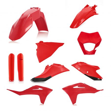 0024633.110 FULL PLASTIC KIT PER GAS GAS 110 - Rosso GAS GAS EC 300 2021-2023 Acerbis