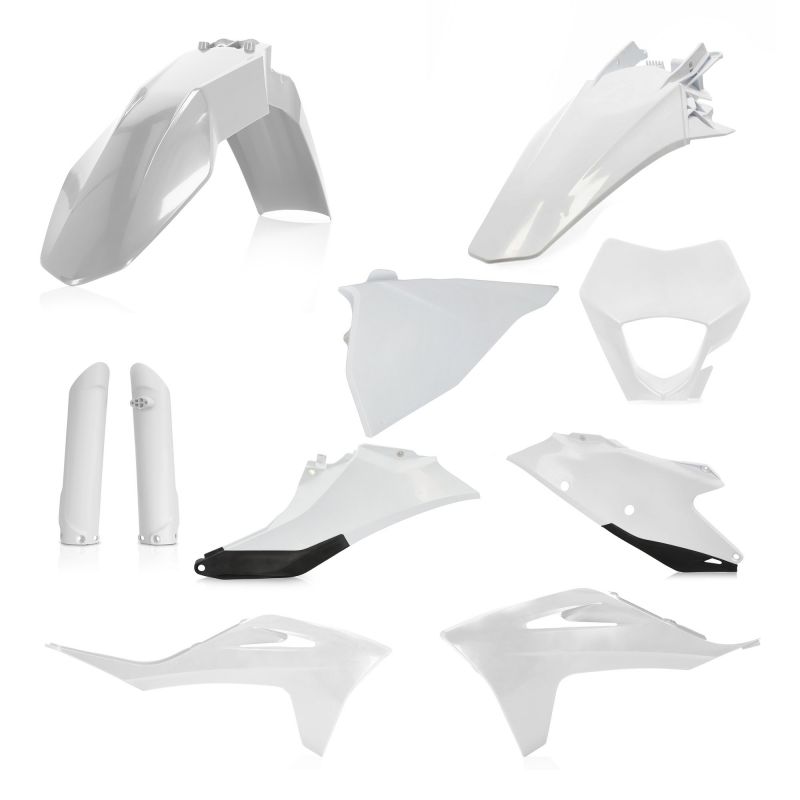 0024633.237 FULL PLASTIC KIT PER GAS GAS 237 - Bianco/Nero GAS GAS EC 300 2021-2023 Acerbis