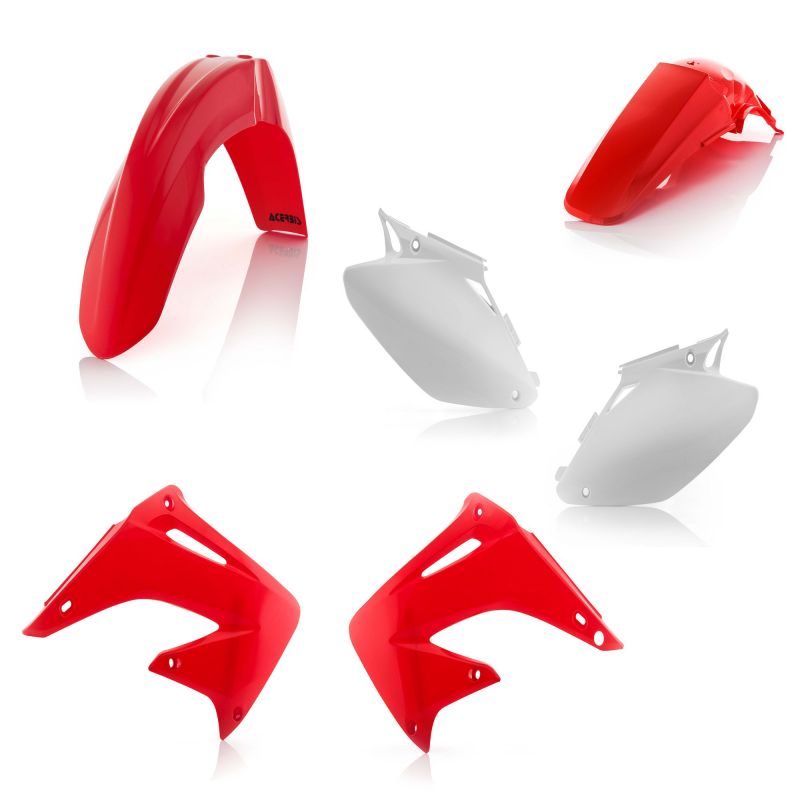 0007598.553.004 KIT PLASTICHE PER HONDA 553.004 - Replica 004 HONDA CR 250 R 2T 2004-2007 Acerbis