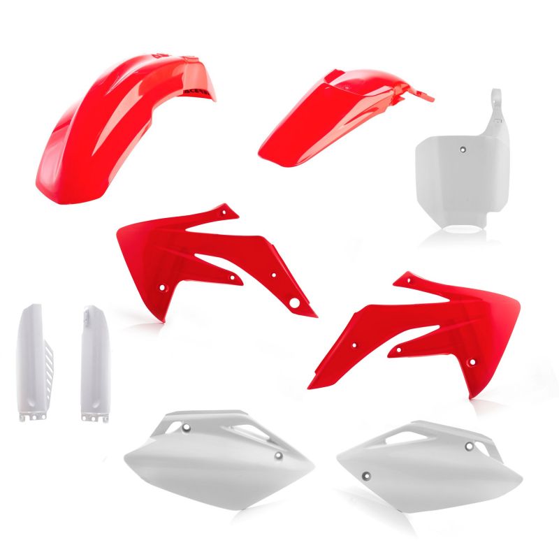 0025331.553 FULL PLASTIC KIT PER HONDA 553 - Originale HONDA CRF 150 R 2007-2024 Acerbis