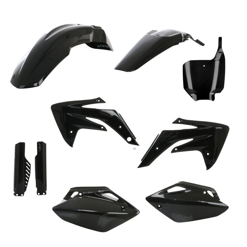 0025331.090 FULL PLASTIC KIT PER HONDA 090 - Nero HONDA CRF 150 R 2007-2024 Acerbis