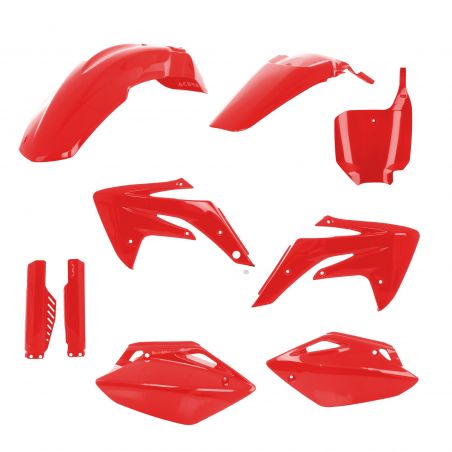0025331.110 FULL PLASTIC KIT PER HONDA 110 - Rosso HONDA CRF 150 R 2007-2024 Acerbis
