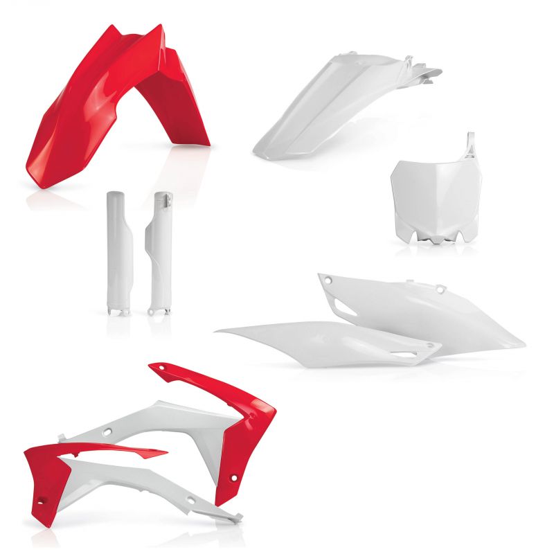 0016900.553 FULL PLASTIC KIT PER HONDA 553 - Originale HONDA CRF 450 R 2013-2016 Acerbis