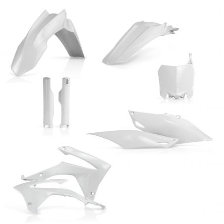 0016900.030 FULL PLASTIC KIT PER HONDA 030 - Bianco HONDA CRF 250 R 2014-2017 Acerbis