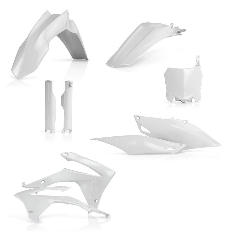 0016900.030 FULL PLASTIC KIT PER HONDA 030 - Bianco HONDA CRF 450 R 2013-2016 Acerbis