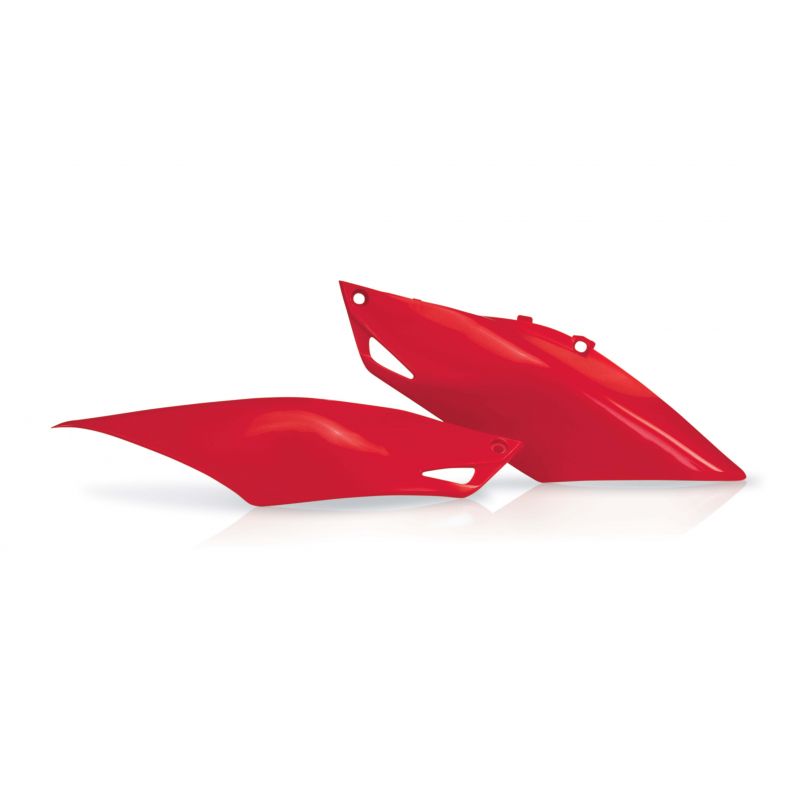 0016891.110 PORTANUMERO LATERALI 110 - Rosso HONDA CRF 250 R 2014-2017 Acerbis