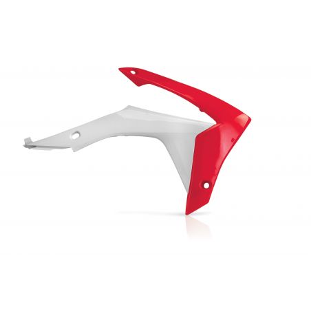 0016890.343 SPOILER RADIATORI 343 - Rosso/Bianco HONDA CRE 450 F 2013-2016 Acerbis