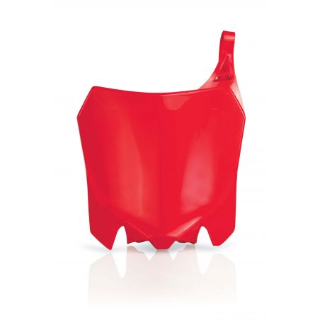 0016889.110 TABELLA PORTANUMERO ANTERIORE 110 - Rosso HONDA CRF 450 R 2013-2016 Acerbis