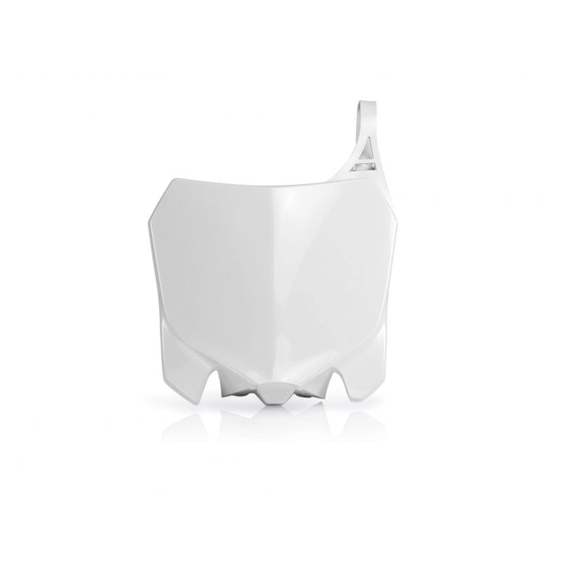 0016889.030 TABELLA PORTANUMERO ANTERIORE 030 - Bianco HONDA CRF 450 R 2013-2016 Acerbis