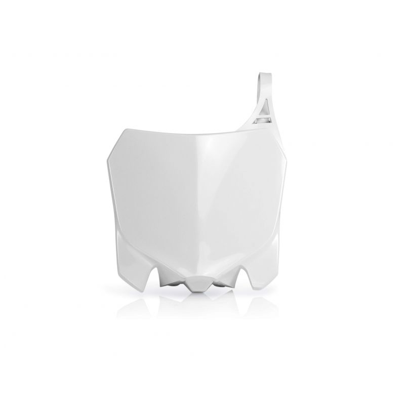 0016889.030 TABELLA PORTANUMERO ANTERIORE 030 - Bianco HONDA CRF 450 R 2013-2016 Acerbis