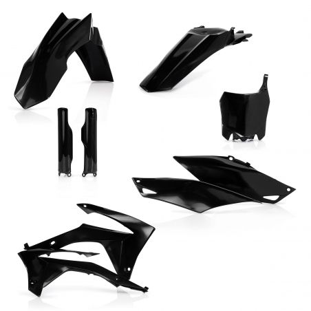 0016900.090 FULL PLASTIC KIT PER HONDA 090 - Nero HONDA CRF 250 R 2014-2017 Acerbis