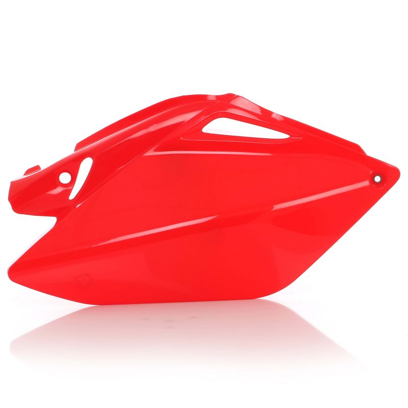 0009175.110 PORTANUMERO LATERALI 110 - Rosso HONDA CRF 250 R 2006-2009 Acerbis