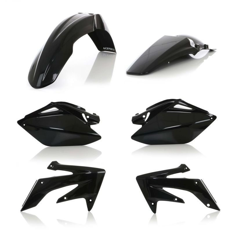 0009177.090 KIT PLASTICHE PER HONDA 090 - Nero HONDA CRF 250 R 2006-2009 Acerbis