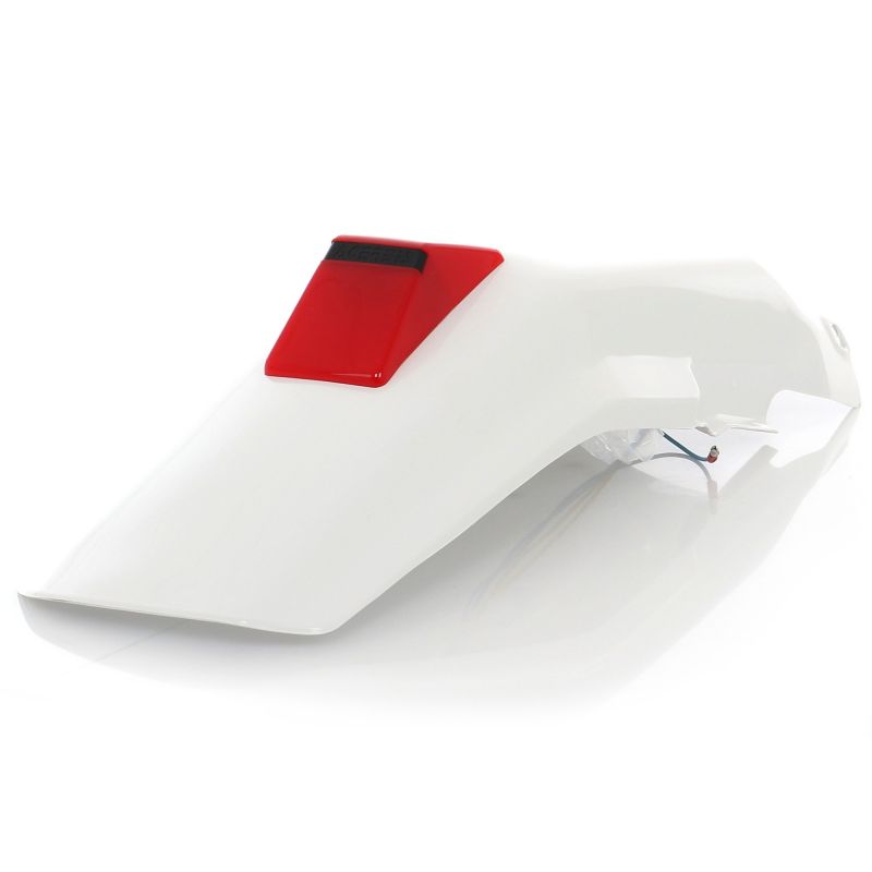 0008328.030 PARAFANGO POSTERIORE 030 - Bianco HONDA XR 600 R 1995-1999 Acerbis
