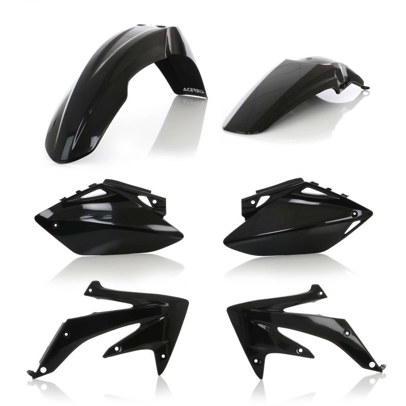 0010295.090 KIT PLASTICHE PER HONDA 090 - Nero HONDA CRF 450 R 2007-2008 Acerbis
