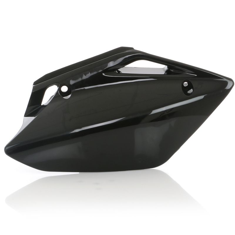 0010344.090 PORTANUMERO LATERALI 090 - Nero HONDA CRF 150 R 2007-2024 Acerbis