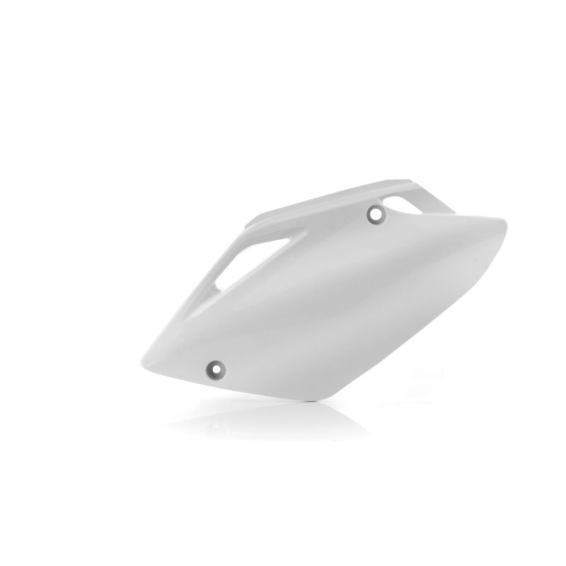 0010344.030 PORTANUMERO LATERALI 030 - Bianco HONDA CRF 150 R 2007-2024 Acerbis