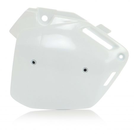 0003683.030 PORTANUMERO LATERALI 030 - Bianco HONDA CR 250 R 2T 1990-1991 Acerbis